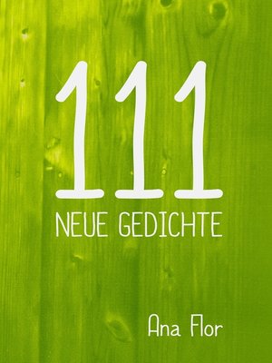 cover image of 111 neue Gedichte